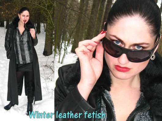 winter leather fetish